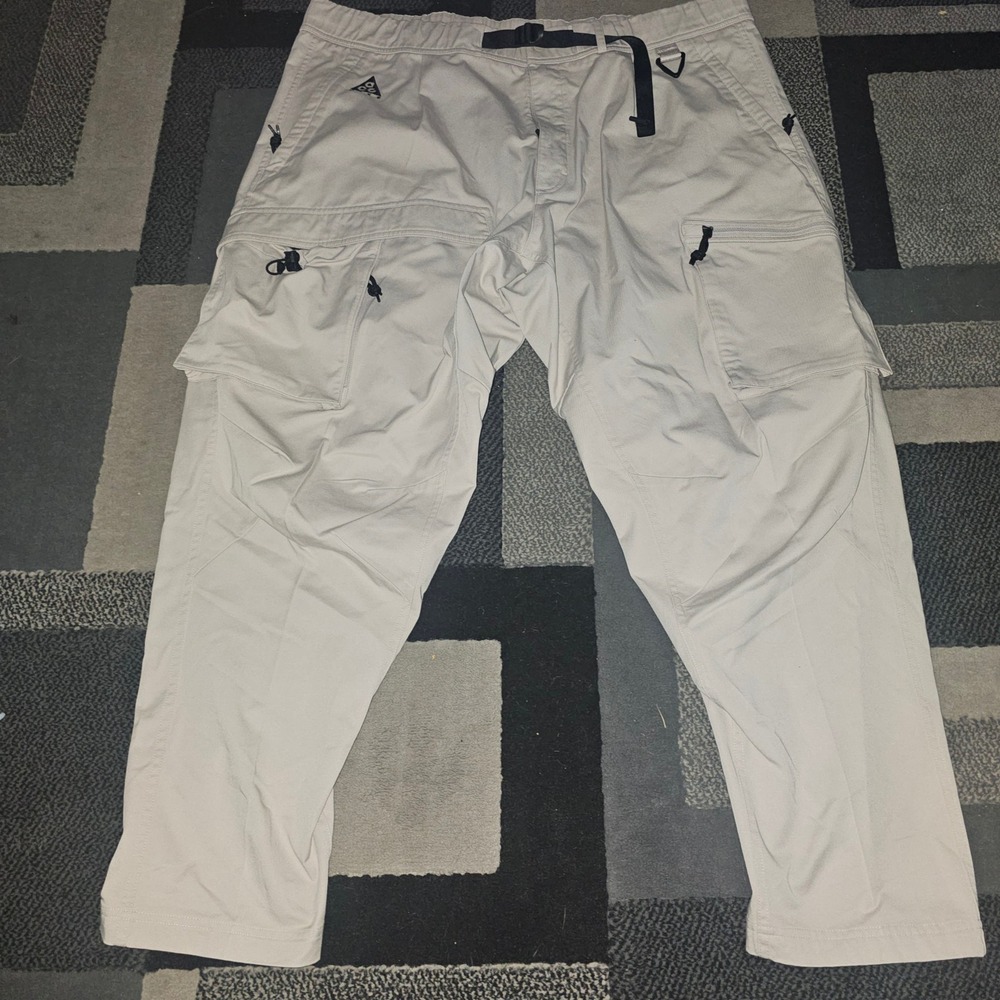 Nike ACG Cargo Pants Mens XXL Beige Excellent‎ Condition BQ7293-286
